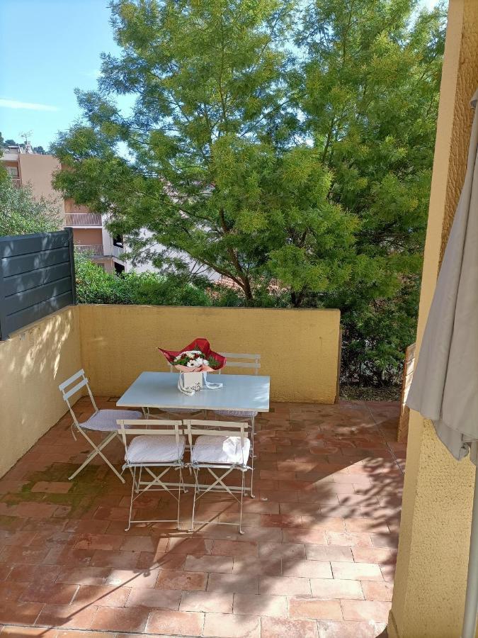 Appartement Proche Mer Avec Terrasse Et Jardin Privatif Hyères Esterno foto